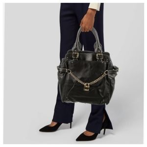 CHLOE Paddington Large Chain Tote Handbag